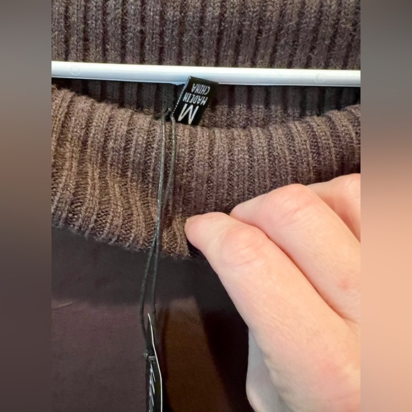 NWT Dolls Kill Current Mood Off Shoulder Forest Sketches Long Sleeved Mini Dress - Picture 15 of 16